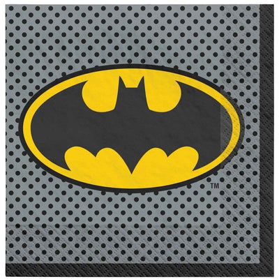 Batman- 16 Guest Deluxe Tableware Party Pack Payday Deals