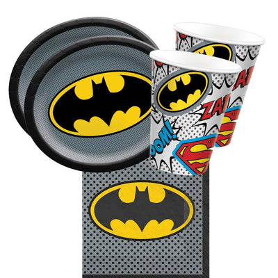 Batman 16 Guest Tableware Party Pack Payday Deals