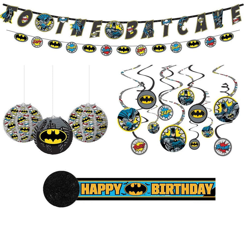 Batman To The Batcave Happy Birthday Decorating Party Pack Payday Deals