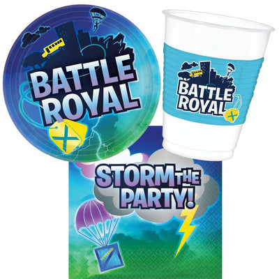 Battle Royal 8 Guest Large Tableware Party Pack Payday Deals