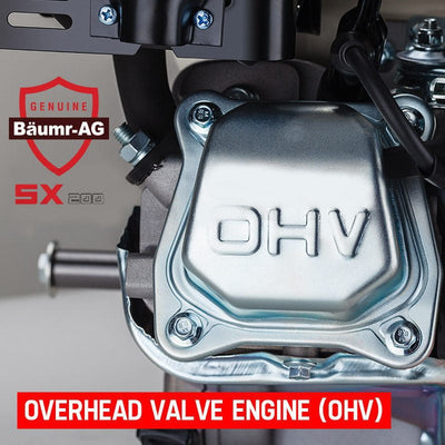 Baumr-AG 6.5HP Petrol Stationary Engine Motor 4-Stroke OHV Horizontal Shaft Recoil Start Payday Deals