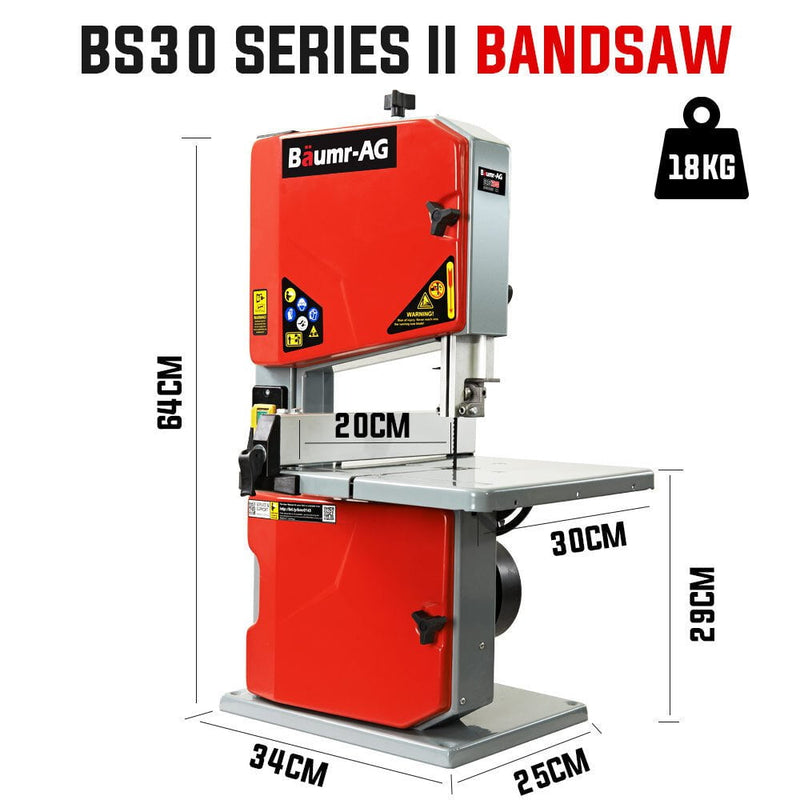 Baumr-AG Bandsaw Wood Cutting Band Saw Portable Wood Vertical Benchtop Machine Payday Deals