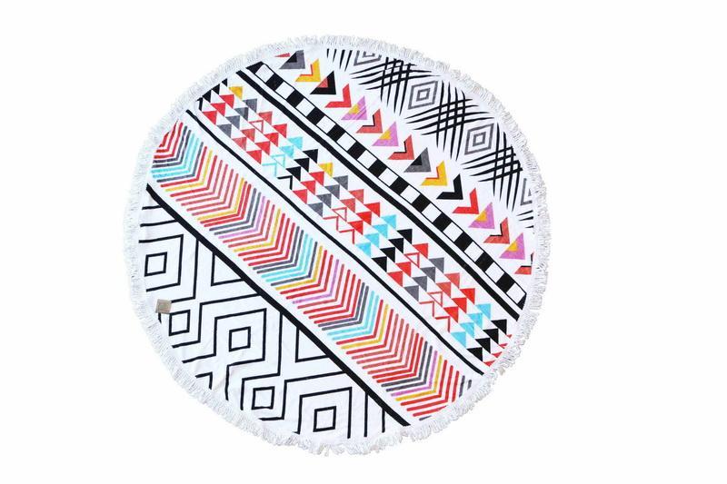 Round Beach Towel 150cm Printed Cherokee A/C He8402q Payday Deals