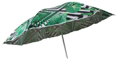 Beach Umbrella 180cm Geo Palm Design