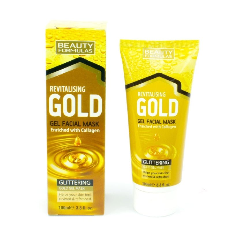 Beauty Formulas Revitalising Gold Gel Facial Mask 100ml Payday Deals
