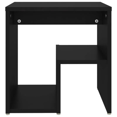Bed Cabinet Black 40x30x40 cm Chipboard Payday Deals