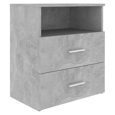 Bed Cabinet Concrete Grey 50x32x60 cm Payday Deals