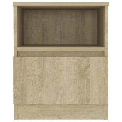 Bed Cabinet Sonoma Oak 40x40x50 cm Chipboard Payday Deals