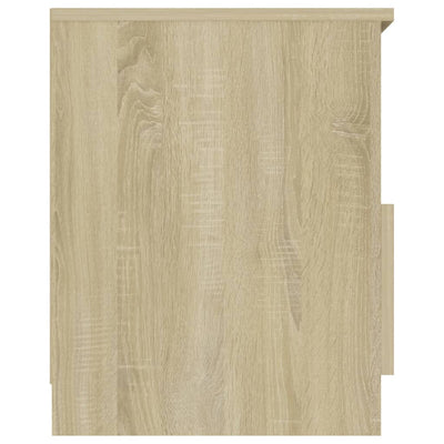 Bed Cabinet Sonoma Oak 40x40x50 cm Chipboard Payday Deals