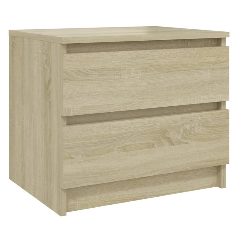 Bed Cabinets 2 pcs Sonoma Oak 50x39x43.5 cm Chipboard Payday Deals