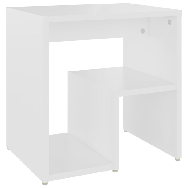Bed Cabinets 2 pcs White 40x30x40 cm Chipboard Payday Deals
