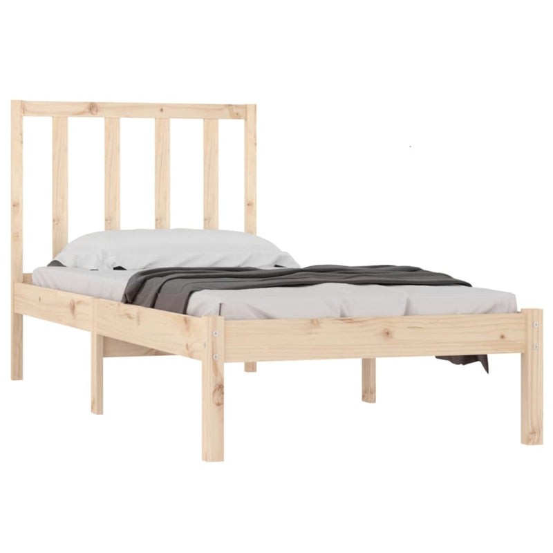 Bed Frame Solid Wood Pine 90x190 cm 3FT Single Payday Deals