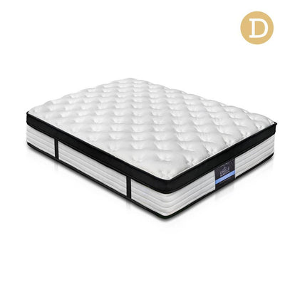Giselle Bedding Devon Euro Top Pocket Spring Mattress 31cm Thick – Double Payday Deals