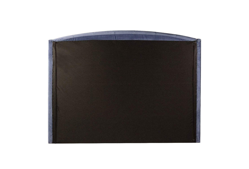 Queen Size Storage Bed Frame Upholtery Navy Blue Fabric with 2 Drawers Payday Deals