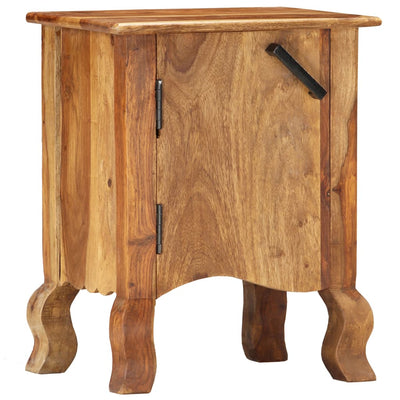 Bedside Cabinet 40x30x50 cm Solid Sheesham Wood Payday Deals