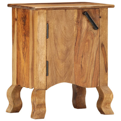 Bedside Cabinet 40x30x50 cm Solid Sheesham Wood Payday Deals