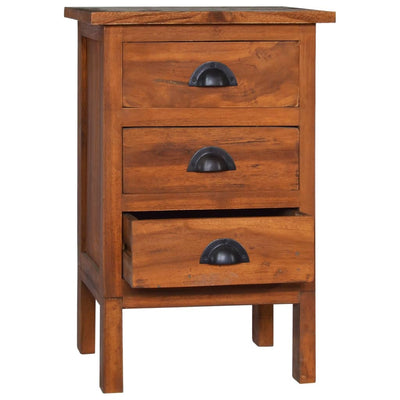 Bedside Cabinet 40x35x60 cm Solid Teak Wood Payday Deals