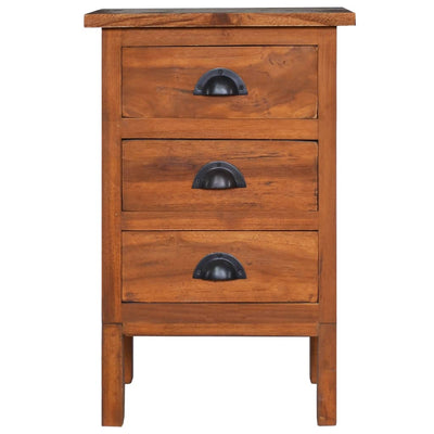 Bedside Cabinet 40x35x60 cm Solid Teak Wood Payday Deals