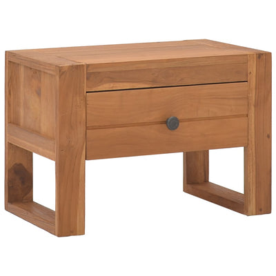 Bedside Cabinet 50x30x35 cm Solid Teak Wood Payday Deals