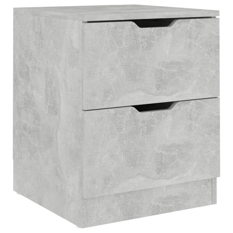 Bedside Cabinet Concrete Grey 40x40x50 cm Engineered Wood Payday Deals