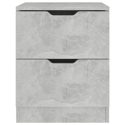 Bedside Cabinet Concrete Grey 40x40x50 cm Engineered Wood Payday Deals