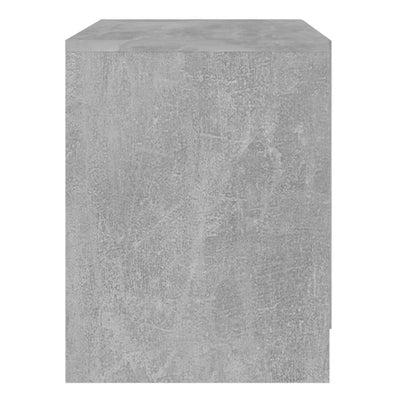 Bedside Cabinet Concrete Grey 45x34.5x44.5 cm Chipboard Payday Deals