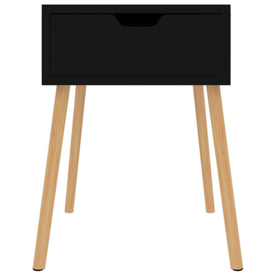 Bedside Cabinet High Gloss Black 40x40x56 cm Chipboard Payday Deals