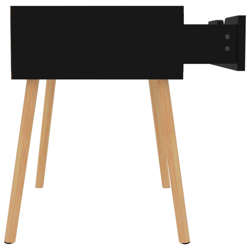 Bedside Cabinet High Gloss Black 40x40x56 cm Chipboard Payday Deals