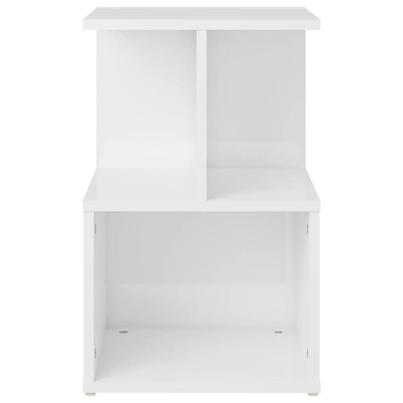 Bedside Cabinet High Gloss White 35x35x55 cm Chipboard Payday Deals