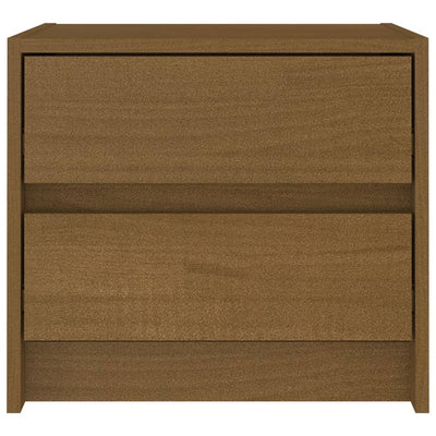 Bedside Cabinet Honey Brown 40x30.5x35.5 cm Solid Pine Wood Payday Deals
