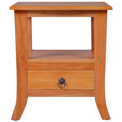 Bedside Cabinet Solid Mahogany Wood Payday Deals