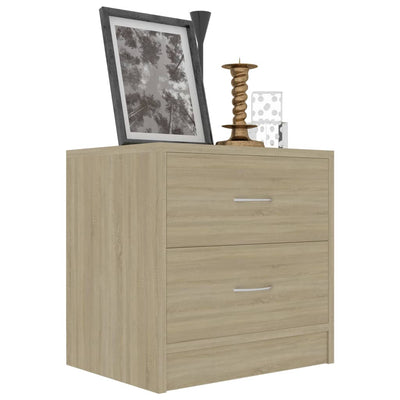 Bedside Cabinet Sonoma Oak 40x30x40 cm Engineered Wood Payday Deals