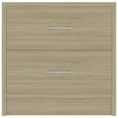 Bedside Cabinet Sonoma Oak 40x30x40 cm Engineered Wood Payday Deals