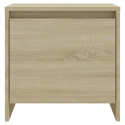 Bedside Cabinet Sonoma Oak 45x34x44.5 cm Chipboard Payday Deals