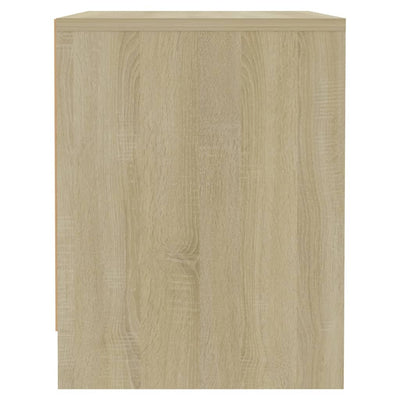 Bedside Cabinet Sonoma Oak 45x34x44.5 cm Chipboard Payday Deals