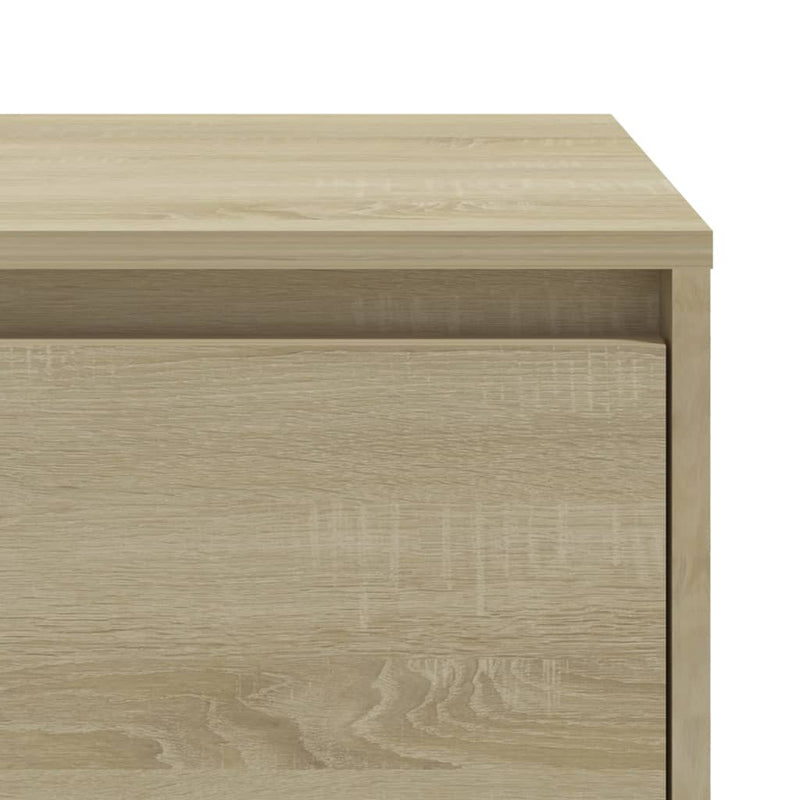 Bedside Cabinet Sonoma Oak 45x34x44.5 cm Chipboard Payday Deals