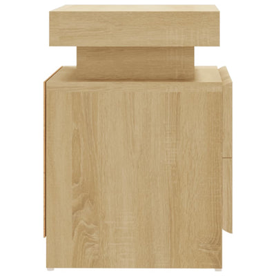 Bedside Cabinet Sonoma Oak 45x35x52 cm Engineered Wood Payday Deals