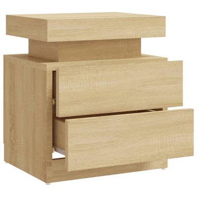 Bedside Cabinet Sonoma Oak 45x35x52 cm Engineered Wood Payday Deals