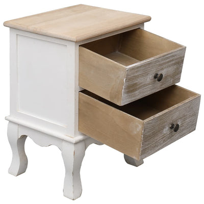 Bedside Cabinets 2 pcs 35x30x50 cm Paulownia Wood Payday Deals