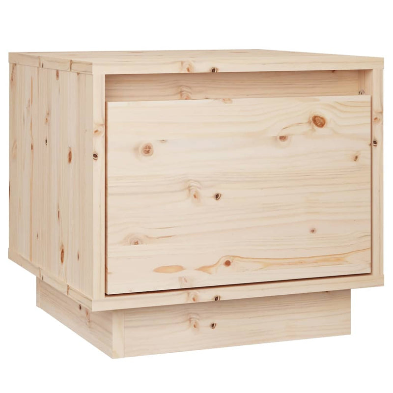 Bedside Cabinets 2 pcs 35x34x32 cm Solid Wood Pine Payday Deals