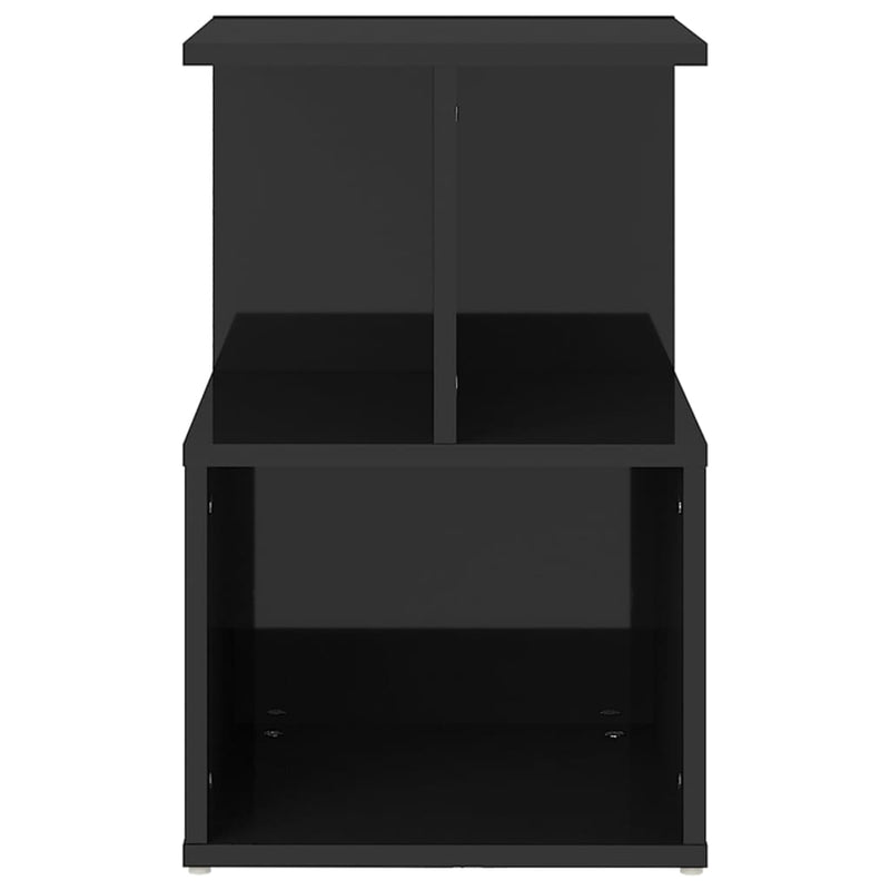 Bedside Cabinets 2 pcs High Gloss Black 35x35x55 cm Chipboard Payday Deals