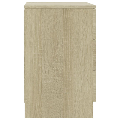 Bedside Cabinets 2 pcs Sonoma Oak 38x35x56 cm Engineered Wood Payday Deals