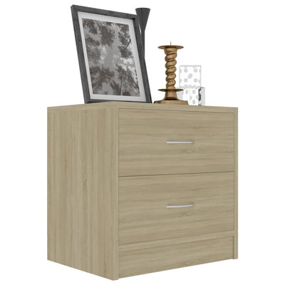 Bedside Cabinets 2 pcs Sonoma Oak 40x30x40 cm Engineered Wood Payday Deals