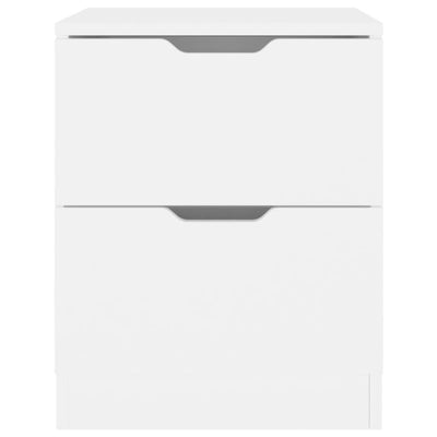 Bedside Cabinets 2 pcs White 40x40x50 cm Chipboard Payday Deals