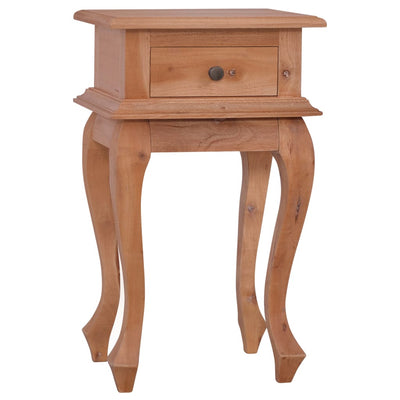 Bedside Table 35x30x60 cm Solid Wood Mahogany Payday Deals
