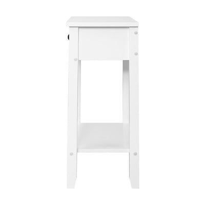 Bedside Tables Drawer Side Table Nightstand White Storage Cabinet White Shelf Payday Deals