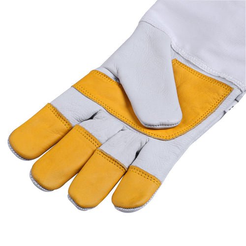 Beekeeping Bee Gloves Cow Hide Ventilated  Heavy Duty Gloves  L Payday Deals