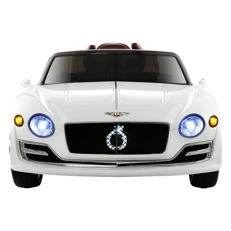 Bentley Kids Ride On Car Licensed Electric Toys 12V Battery Remote Cars White Payday Deals