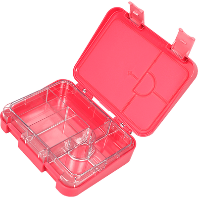 Bento Lunch Box Kids Leakproof Food Container School Picnic - Pink