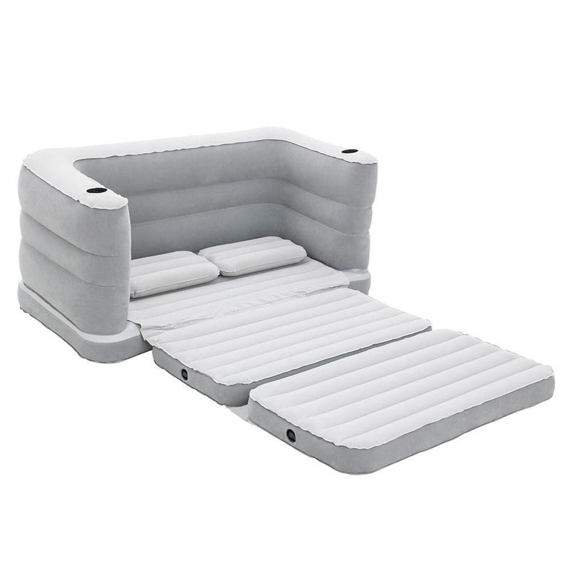 Bestway 2 in 1 Inflatable Sofa Bed - Grey Payday Deals